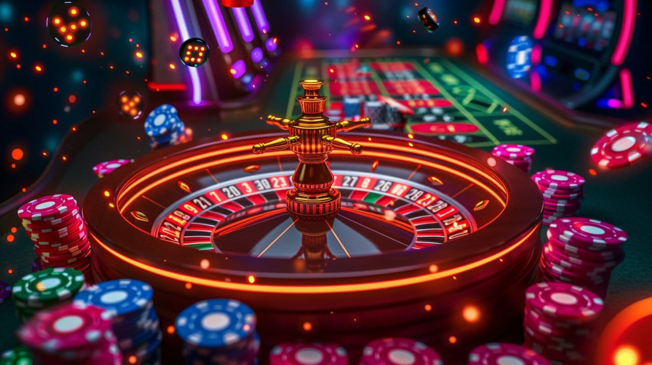 Player decision buttons for hit stand double split on blackjack table